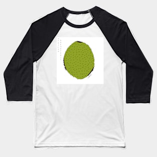 African Breadfruit Fruit Food Art Baseball T-Shirt